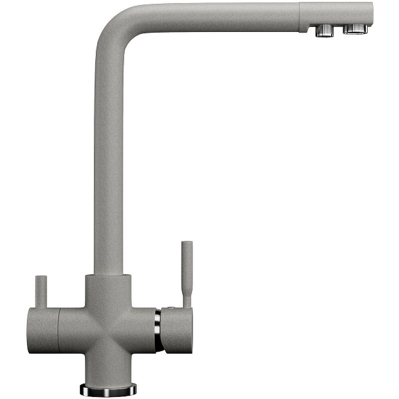 Изображение товара Смеситель для кухни Ulgran U-016 U-016-310 с подключением к фильтру, серый матовый