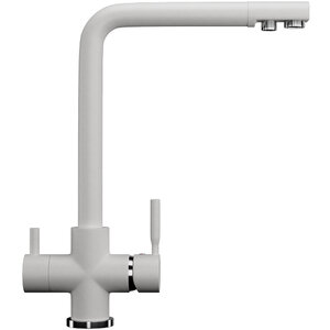 Изображение товара Смеситель для кухни Ulgran U-016 U-016-341, с подключением к фильтру, цвет ультра-белый матовый