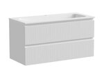 Тумба под раковину Sancos Snob T 100 см подвесная, Bianco, SNT100W - фото 1