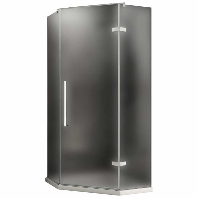 Изображение товара Душевой уголок Abber Ewiges Wasser, 90 х 90 х 195 см, стекло матовое, профиль хром, AG05090M
