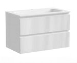 Тумба под раковину Sancos Snob T SNT80W 80 см подвесная, Bianco - фото 1