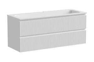 Изображение товара Тумба под раковину Sancos Snob R 120 см подвесная, Bianco, SNR120W