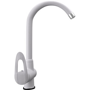 Изображение товара Смеситель для кухни Ulgran Quartz UQ-006 UQ-006-04, цвет платина матовая