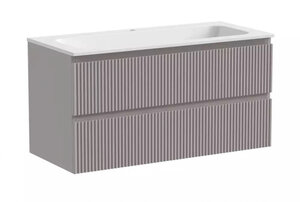 Изображение товара Тумба под раковину Sancos Snob R 100 см подвесная, Doha Soft, SNR100SM