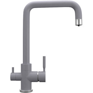 Изображение товара Смеситель для кухни Ulgran Quartz UQ-019 UQ-019-05, с подключением к фильтру, цвет бетон матовый