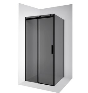 Изображение товара Душевой уголок Ambassador Benefit 120x100 см с раздвижными дверями и тонированным стеклом