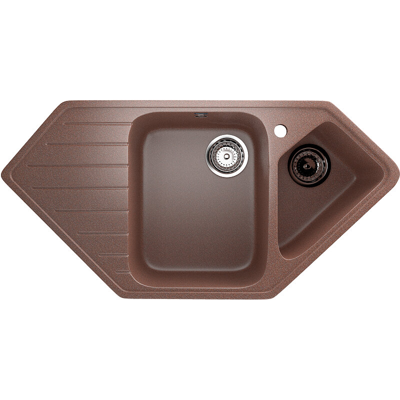 Изображение товара Кухонная мойка Ulgran U-409, 97 см, терракот