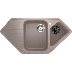 Изображение товара Мойка кухонная Ulgran U-409 U-409-302, 97 см, цвет песочный
