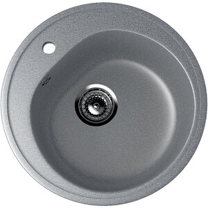 Изображение товара Мойка кухонная Ulgran U-101, 50 см, нержавеющая сталь, темно-серая