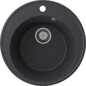 Изображение товара Мойка кухонная Ulgran Quartz Nora 485-08, 48.5 см, цвет космос