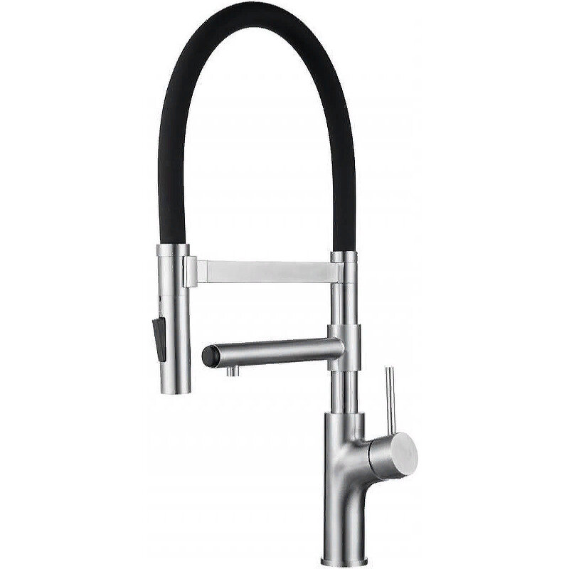 Изображение товара Современный кухонный смеситель Zorg Inox SZR-1010 из нержавеющей стали