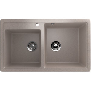 Изображение товара Кухонная мойка Ulgran U-200 84 см бежевый встраиваемая угловая