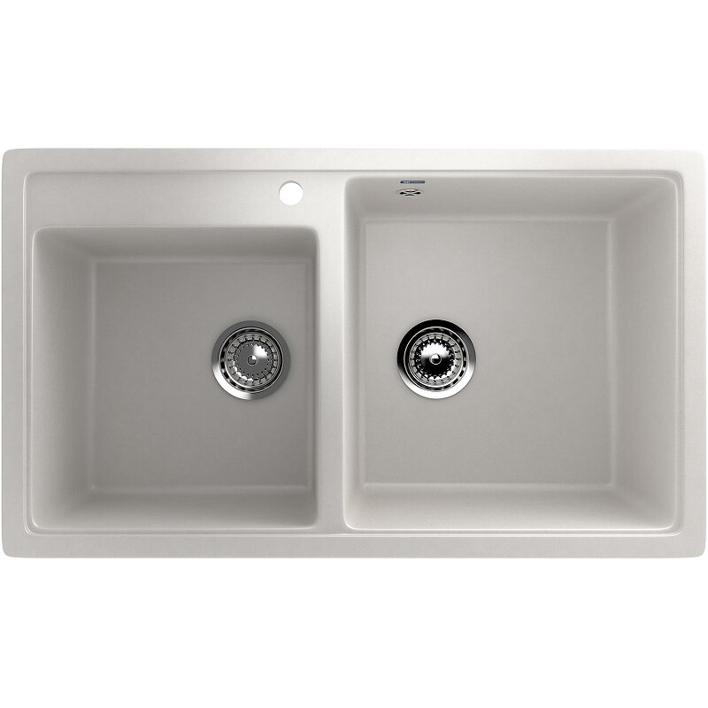 Изображение товара Мойка кухонная Ulgran U-200-341 84 см белая искусственный камень