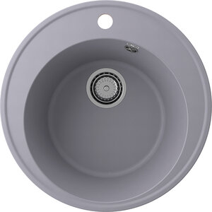 Изображение товара Мойка кухонная Ulgran Quartz Nora 48.5 см искусственный камень серый встраиваемая