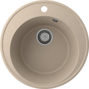 Изображение товара Мойка кухонная Ulgran Quartz Nora 485-03, 48.5 см, цвет десерт