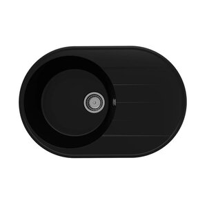 Изображение товара Мойка кухонная Ulgran Quartz Nora 750-07, 75 см, цвет уголь