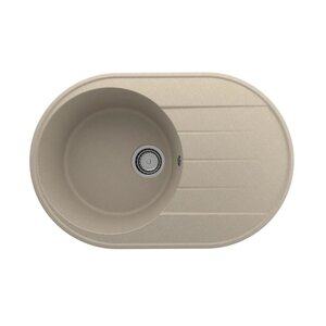 Изображение товара Кухонная мойка Ulgran Quartz Nora 750-03 75 см искусственный камень бежевый