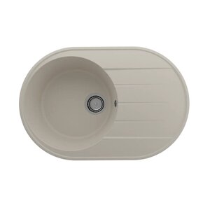 Изображение товара Мойка кухонная Ulgran Quartz Nora 750-02, 75 см, цвет лен