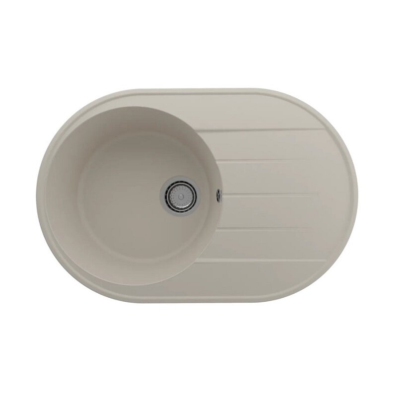 Изображение товара Мойка кухонная Ulgran Quartz Nora 750-02, 75 см, цвет лен Изображение товара Мойка кухонная Ulgran Quartz Nora 750-02, 75 см, цвет лен