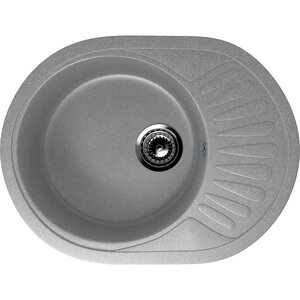 Изображение товара Кухонная мойка Ulgran U-107m 57 см графит нержавеющая сталь укладная