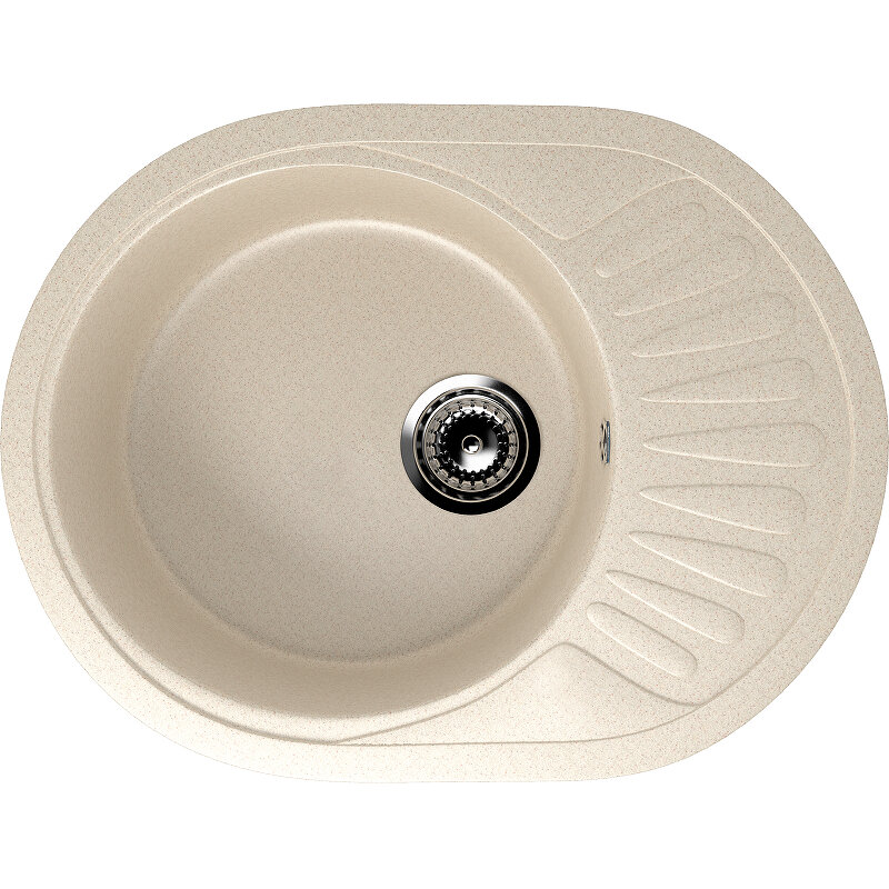 Изображение товара Мойка кухонная Ulgran U-107m U-107m-328, 57 см, цвет бежевый