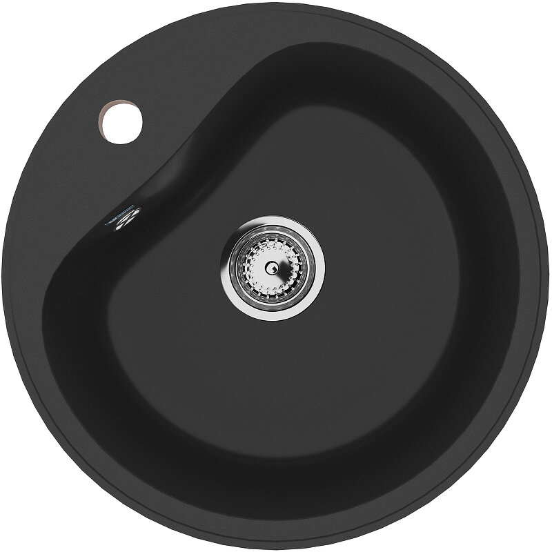 Изображение товара Кухонная мойка Ulgran U-100 49 см черная нержавеющая сталь с комплектом Изображение товара Кухонная мойка Ulgran U-100 49 см черная нержавеющая сталь с комплектом