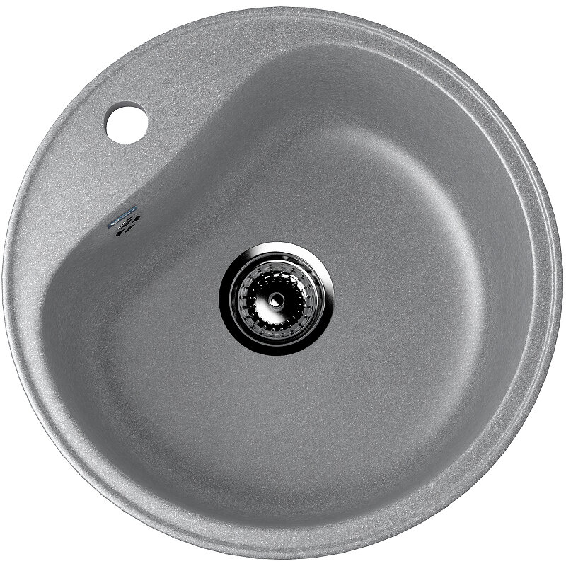 Изображение товара Мойка кухонная Ulgran U-100 U-100-342, 49 см, цвет графит