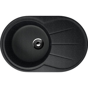 Изображение товара Ulgran U-503 U-503-308, 75x48x20 см, черная кухонная мойка