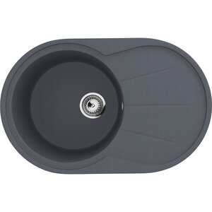 Изображение товара Мойка кухонная Ulgran U-503 U-503-343, 75 см, цвет антрацит