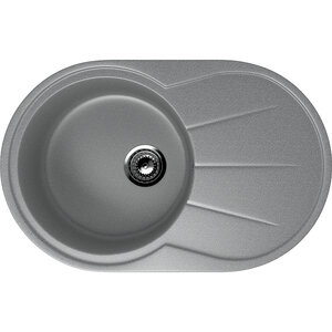Изображение товара Мойка кухонная Ulgran U-503 U-503-309, 75 см, цвет темно-серый