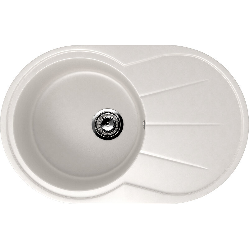 Изображение товара Мойка кухонная Ulgran U-503 U-503-341, 75 см, цвет ультра-белый