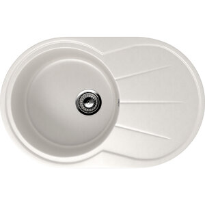 Изображение товара Кухонная мойка Ulgran U-503 Ультра-белая 75 см с матовой поверхностью