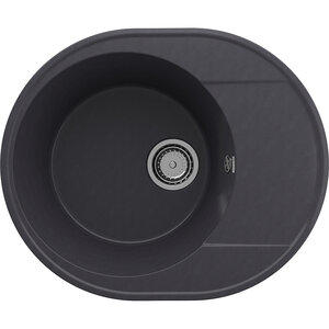 Изображение товара Мойка кухонная Ulgran Quartz Nora 585-08, 58.5 см, цвет космос