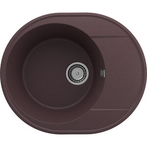 Изображение товара Мойка кухонная Ulgran Quartz Nora Nora 585-06, 58.5 см, цвет трюфель