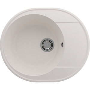 Изображение товара Мойка кухонная Ulgran Quartz Nora 585-01, 58.5 см, цвет жасмин