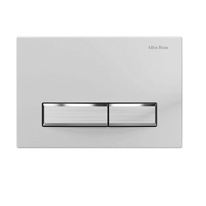 Изображение товара Кнопка смыва Allen Brau Fantasy 2.0 9.20004.20, пневматическая, цвет белый/никель