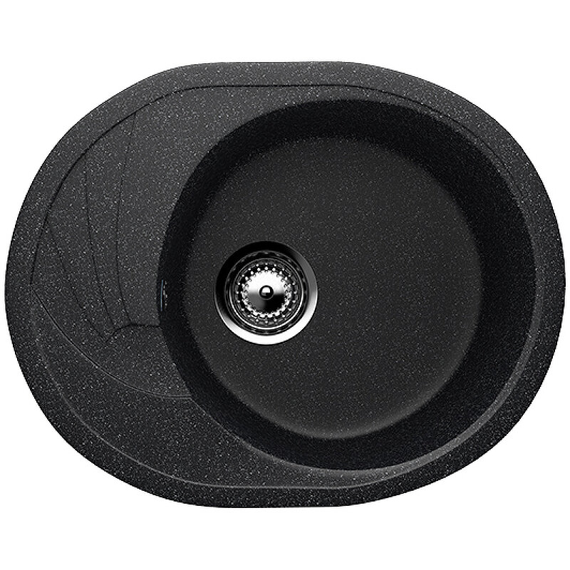 Изображение товара Мойка кухонная Ulgran U-403 U-403-308, 57 см, цвет черный