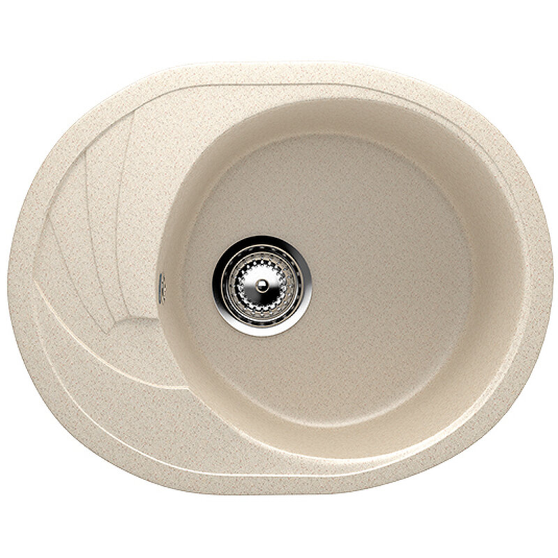 Изображение товара Мойка кухонная Ulgran U-403 U-403-328, 57 см, цвет бежевый