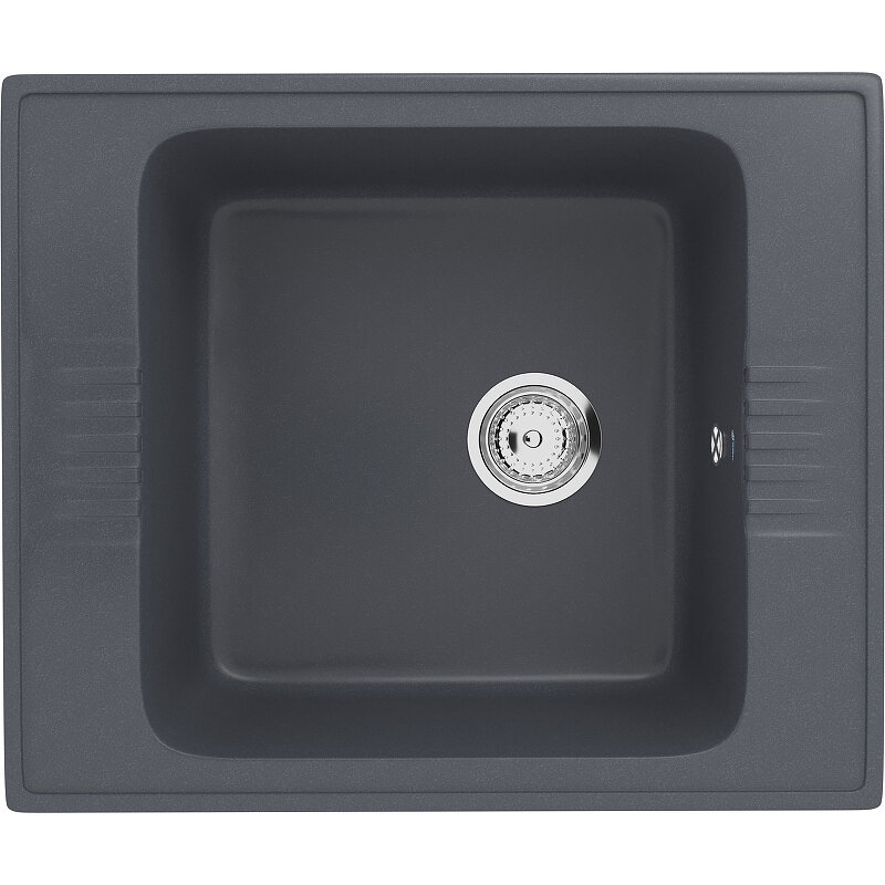 Изображение товара Мойка кухонная Ulgran U-204 U-204-343, 58.5 см, цвет антрацит