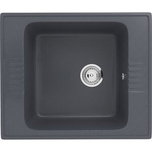 Изображение товара Мойка кухонная Ulgran U-204 58.5 см антрацит нержавеющая сталь встраиваемая сверху