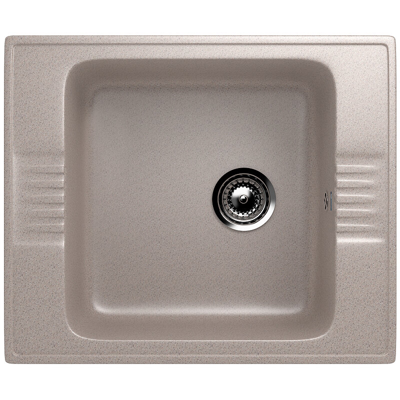 Изображение товара Кухонная мойка Ulgran U-204, 58.5 см, песочный цвет, нержавеющая сталь Изображение товара Кухонная мойка Ulgran U-204, 58.5 см, песочный цвет, нержавеющая сталь