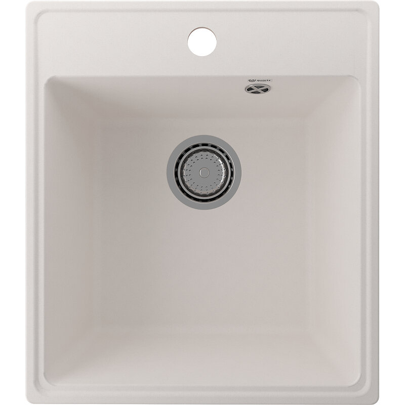 Изображение товара Мойка кухонная Ulgran Quartz Forte 425-01 42.5 см искусственный камень жасмин