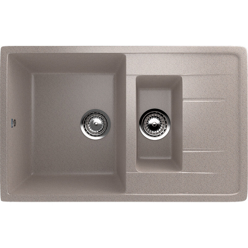 Изображение товара Кухонная мойка Ulgran U-205, 77 см, цвет песочный