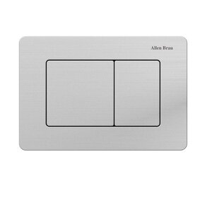 Изображение товара Кнопка смыва Allen Brau Infinity 9.20006.BN, пневматическая, цвет сталь браш