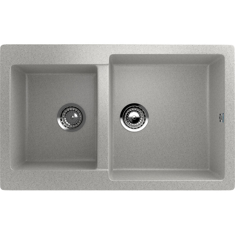 Изображение товара Мойка Ulgran U-505-310 Серый двухсекционная 77 см