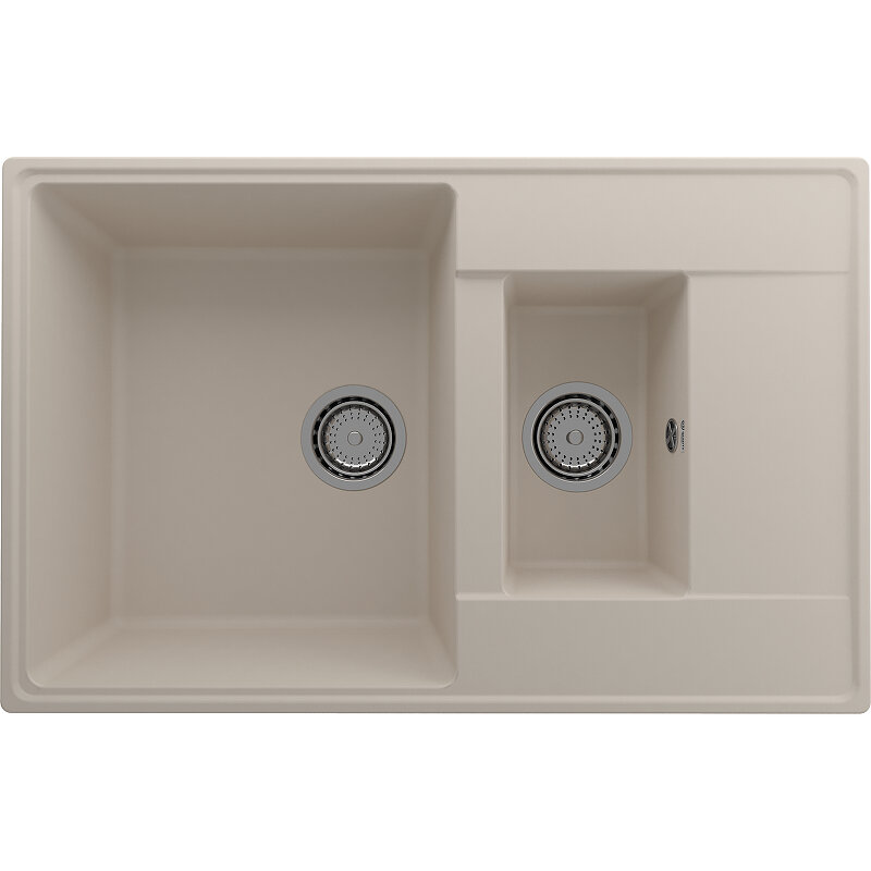 Изображение товара Мойка кухонная Ulgran Quartz Prima 780 1,5 K-02, искусственный камень