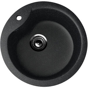 Изображение товара Мойка кухонная Ulgran U-102 U-102-308 48 см черная встраиваемая