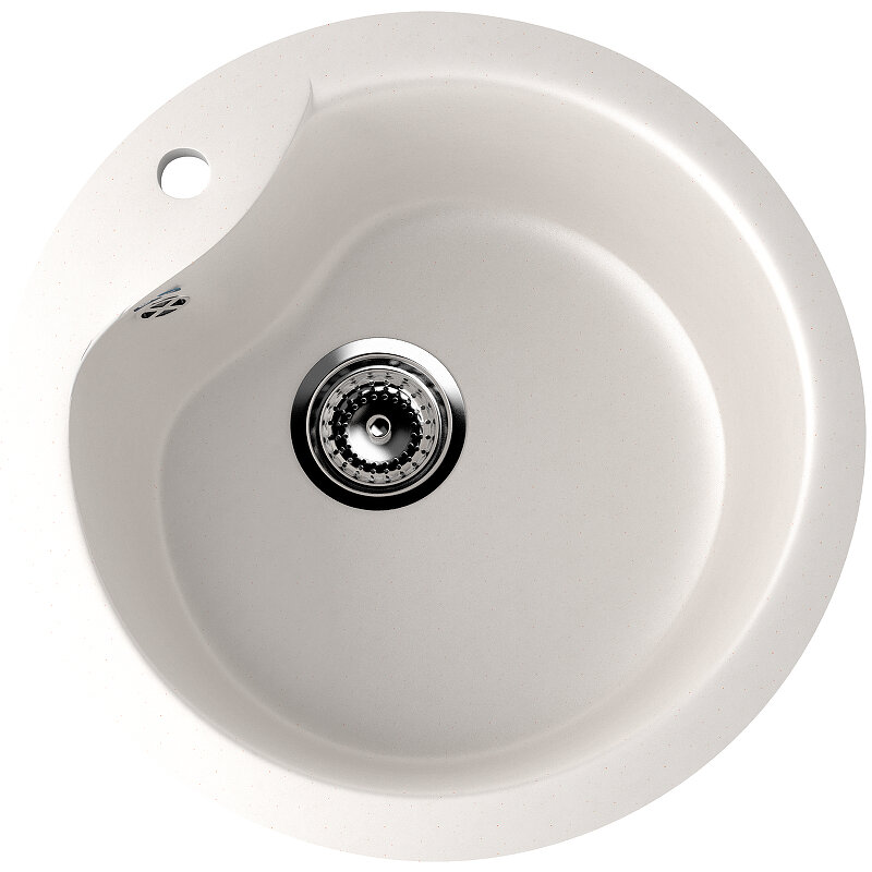 Изображение товара Кухонная мойка Ulgran U-102-331 48 см белая встраиваемая стойкая к коррозии