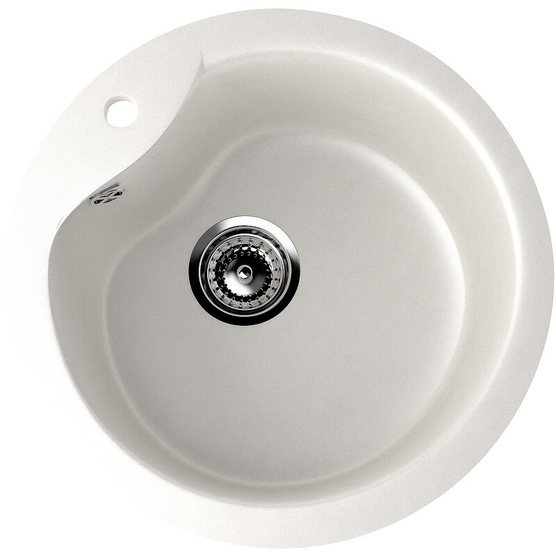 Изображение товара Мойка кухонная Ulgran U-102 48 см ультра-белая для современной кухни