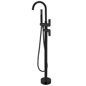 Изображение товара Смеситель для ванны Black&White Universe UK8320B, напольный, цвет черный матовый